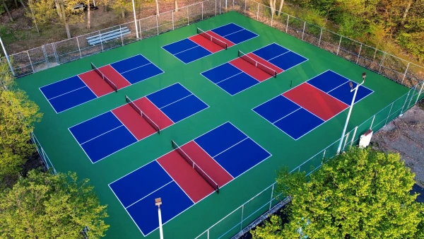 Làm sân pickleball tiêu chuẩn Điện Biên