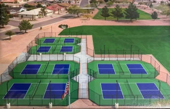 Làm sân pickleball tiêu chuẩn Yên Bái
