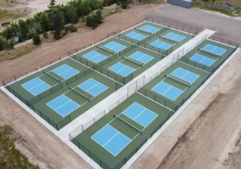 Thi công sân pickleball DECOTURF 8C