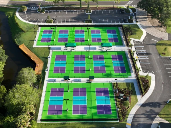 Làm sân pickleball tiêu chuẩn Long An
