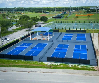 Làm sân pickleball tiêu chuẩn Cà Mau