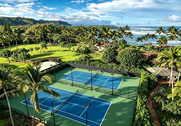 Sơn sân tennis tại Phan Thiết