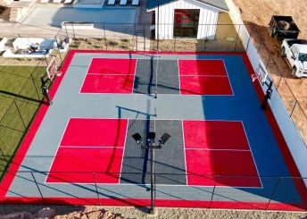 Sơn Sân Pickleball 6 Sân Chuẩn Thi Đấu Êm Chân