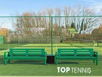 Băng ghế ngồi sân tennis đôi