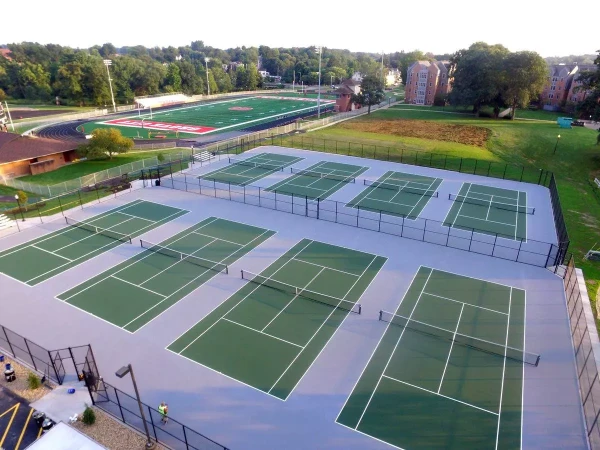Sơn sân tennis 8 lớp USA DECOTURF nền nhựa