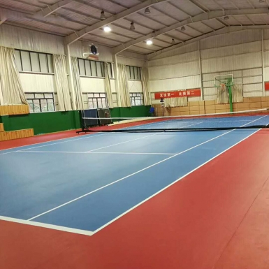 anti slip indoor pvc tennis floor