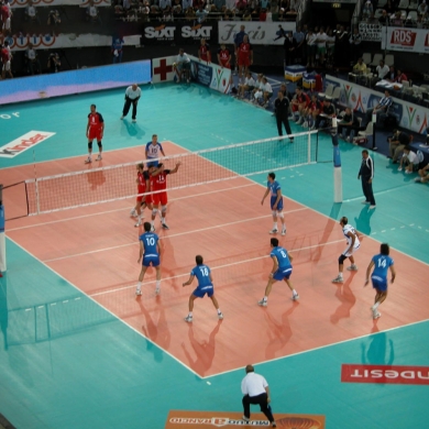 indoor sponge volleyball court floor