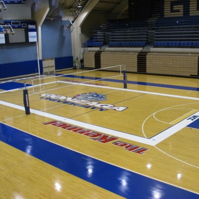 soft vinyl volleyball court floor