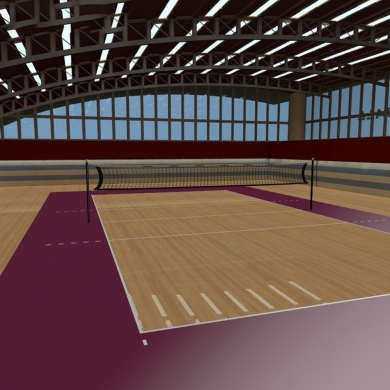 soft volleyball vinyl floor covering