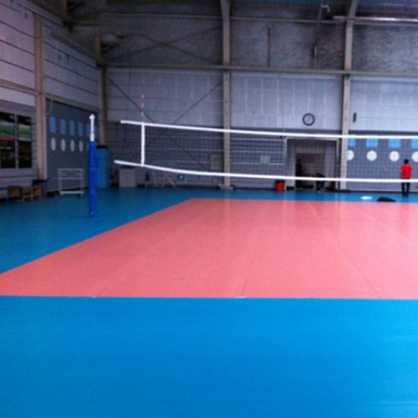 waterproof vinyl volleyball floor