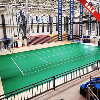 alibaba supplier pvc sport flooring for badminton