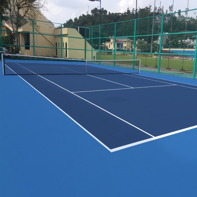 sơn cao su sân tennis 7 lớp novasports usa trên nền nhựa.