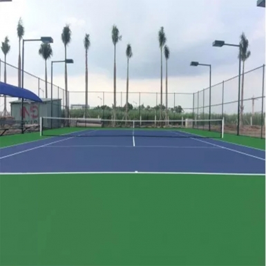 thi công sơn sân tennis