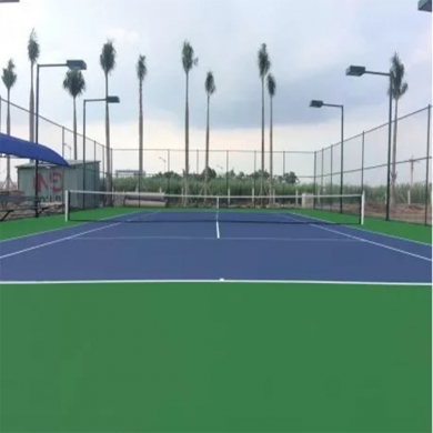thi công sơn sân tennis