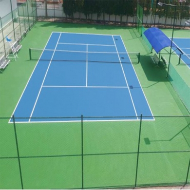 thi công sơn sân tennis 2