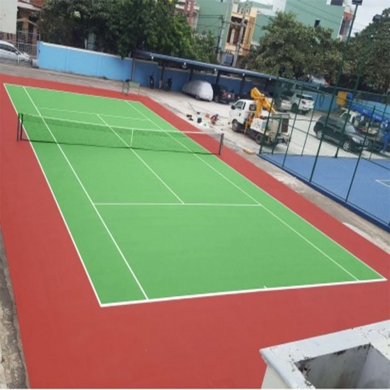 thi công sơn sân tennis 4