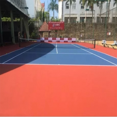 thi công sơn sân tennis 7